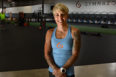 Louellen Ferreira at Gymnazo in San Luis Obispo.
