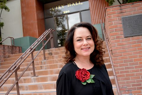 Heidi Harmon, the mayor of San Luis Obispo California.