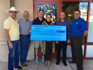 Pitch and Put donation 1-27-17