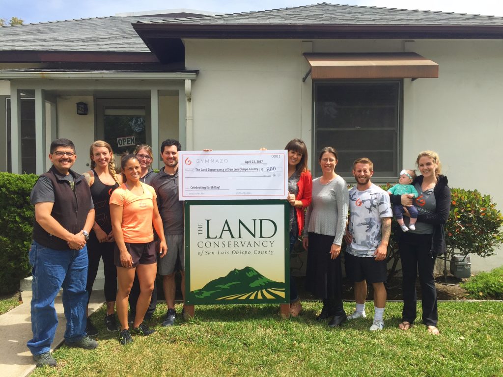 Gymnazo Land Conservancy Check presentation