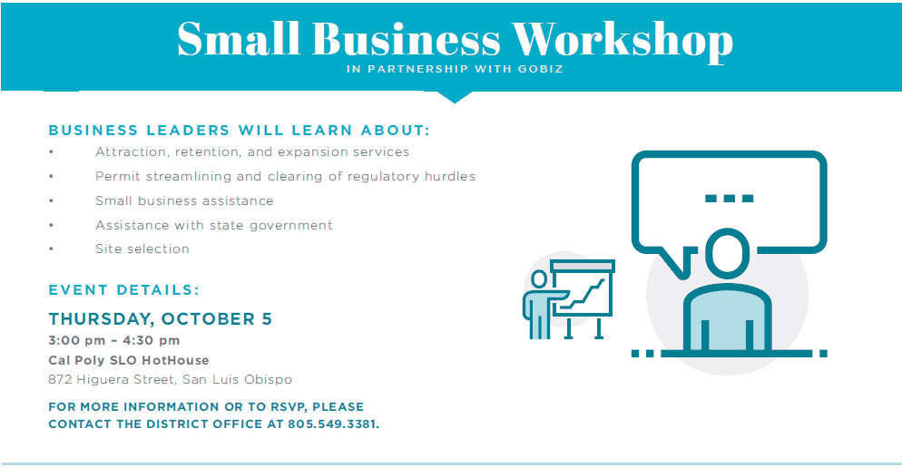 oct. 4_AssemblymanCunningham_BusinessWorkshop