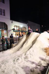 snow night