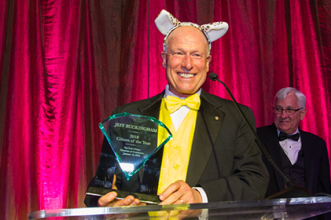 SLO Chamber Annual Dinner Citizen of the Year Jeff Buckingham