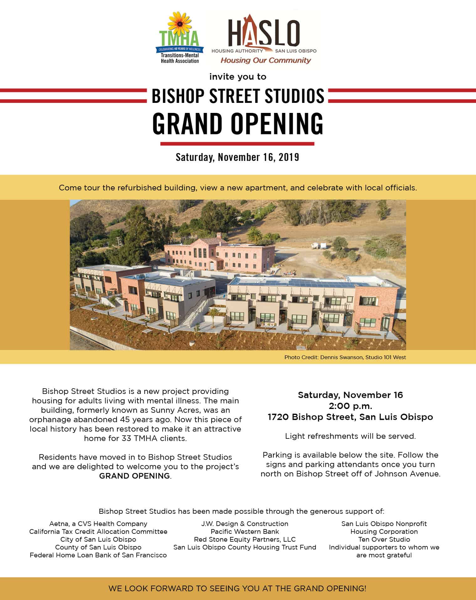 TransitionsMental Health Association and the Housing Authority of San