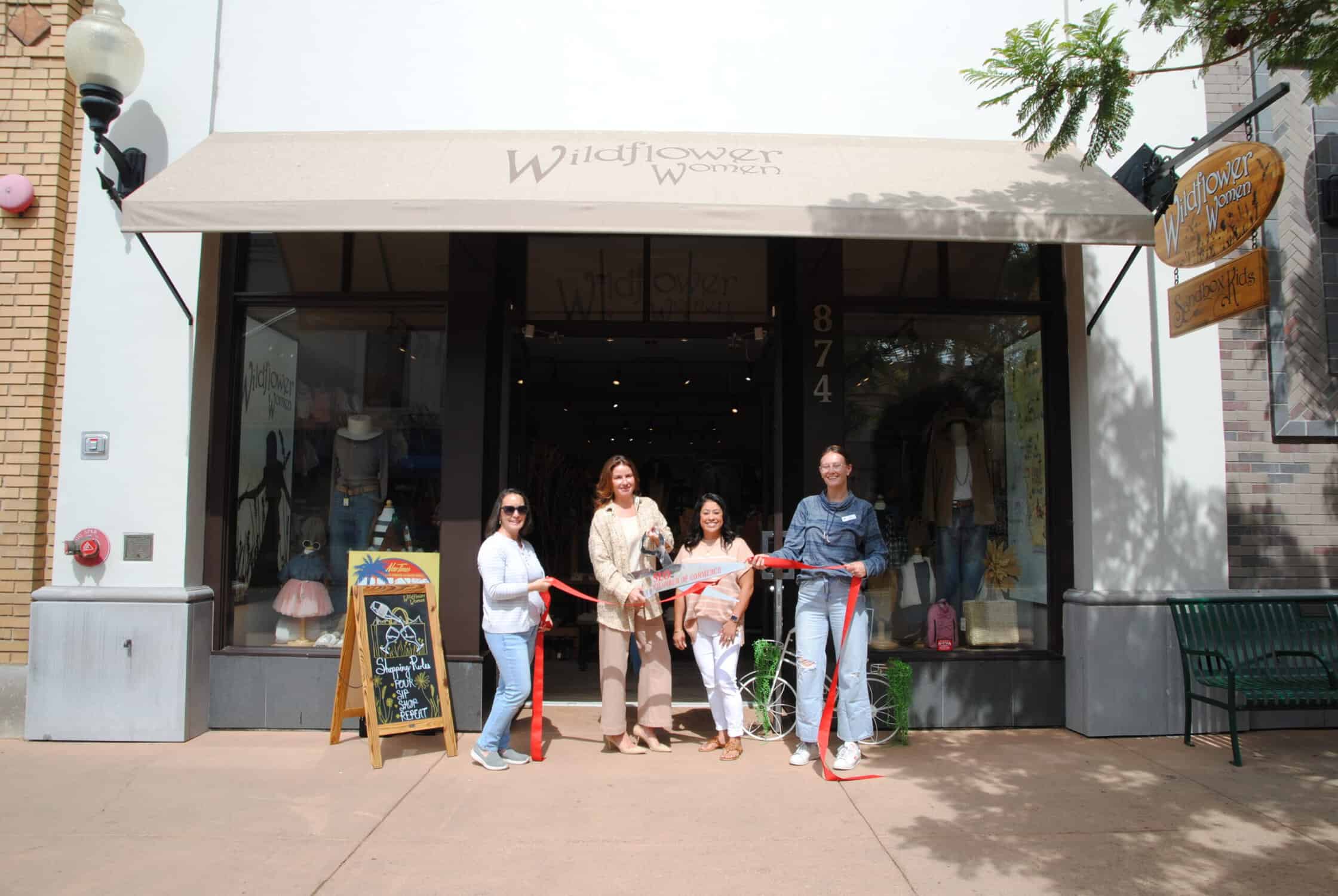 Ribbon Cutting Wildflower Women Boutique