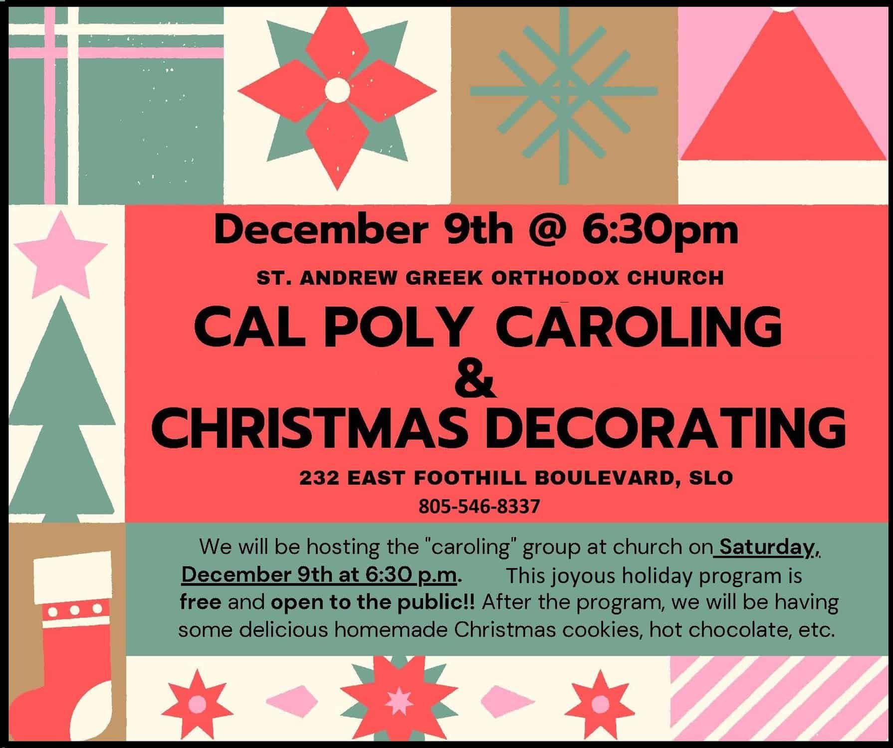 St. Andrew Cal Poly Caroling Group 2023 v2
