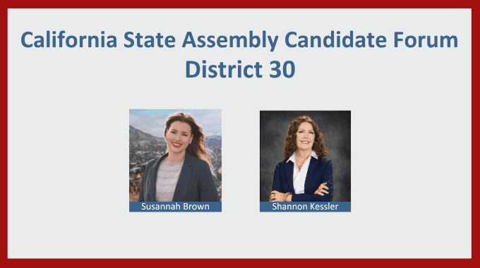 California State Assembly Candidate Forum