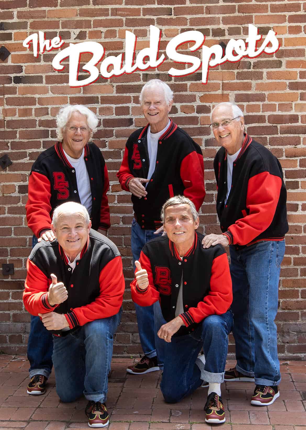 the bald spots