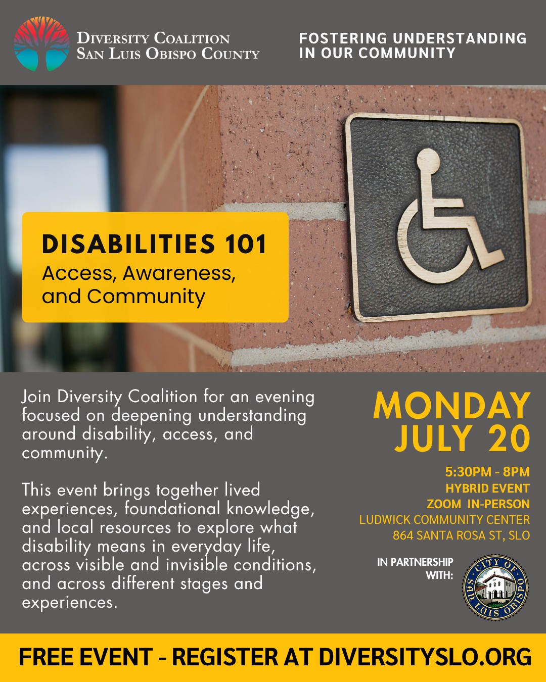 Disabilities 101: Access, Awareness, and Community